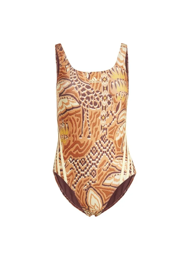اديداس adidas Farm Swimsuit Brown Swim Swimwear 26"
