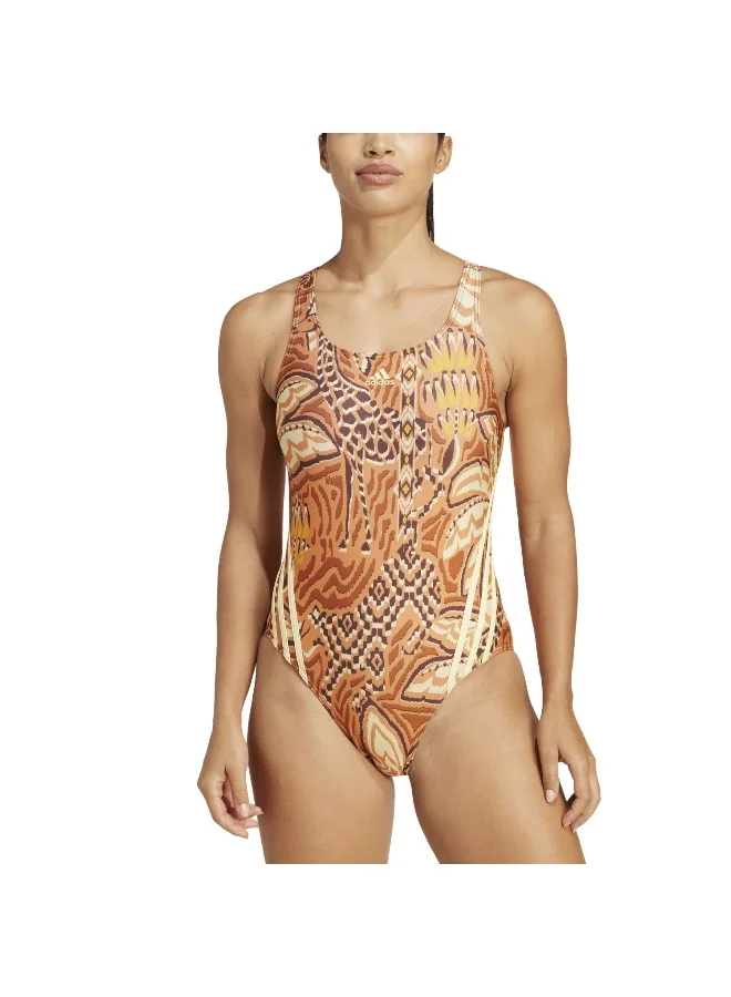 Adidas Farm Swimsuit Brown Swim Swimwear 26"
