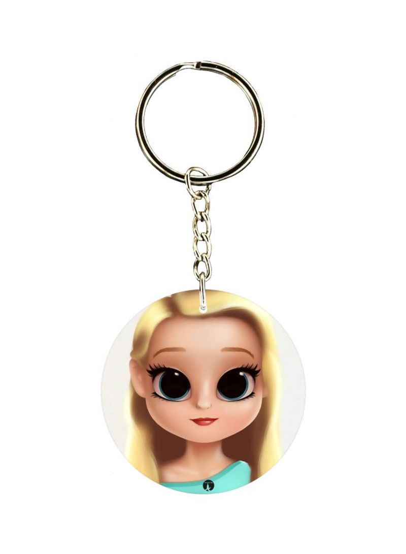 RKN Face Designed Keychain