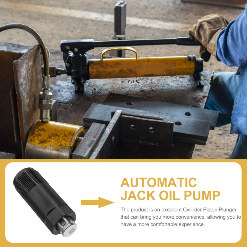 Hydraulic Cylinder Piston Plunger, Portable Oil Pump with Horizontal Body for Convenience - Image 3