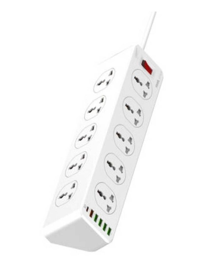 JBQ Electric Extension With 10 Anti Static Power Socket And 5 Usb Port - Image 3