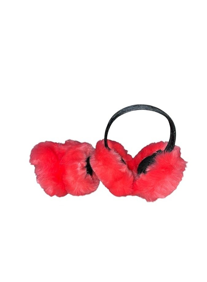 Winter ear warmer from Ayda store, comfortable and modern, with delicate and distinctive shapes, with a soft plush air cushion design for warmth - Image 1