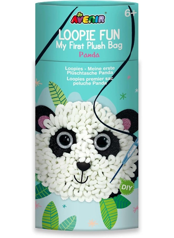 Avenir Avenir Loopie Fun My First Plush Bag Panda – Lightweight & Huggable Toddler Bag  - Image 1