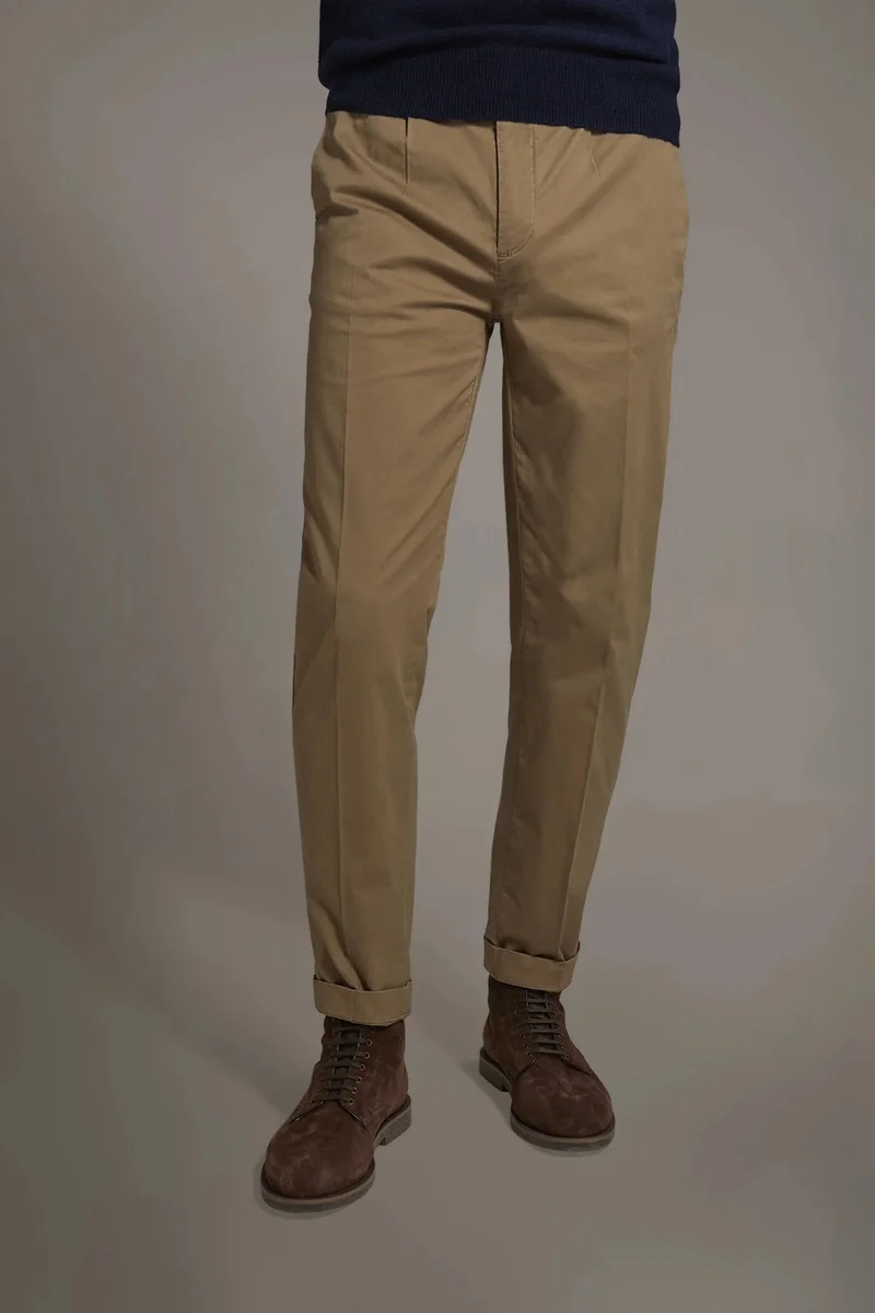 Doppelganger  Chino single pinces - Taupe for Men | Best Price UAE