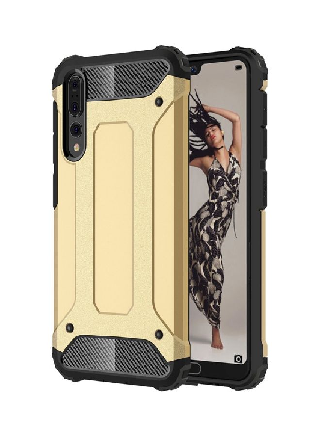 NIBEMINENT Armor Case Cover For Huawei P20 Pro Gold - Image 1
