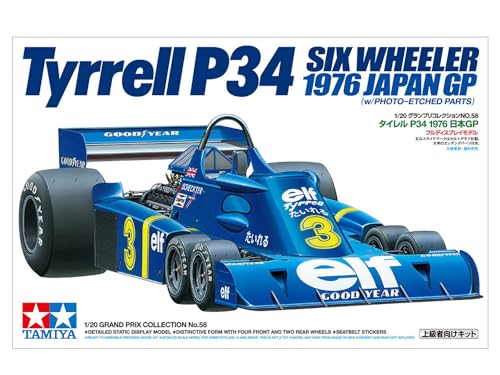 Tamiya 120 Tyrrell P34 Six Wheeler WPhoto Etched Parts Tamiya 20058 - Image 5