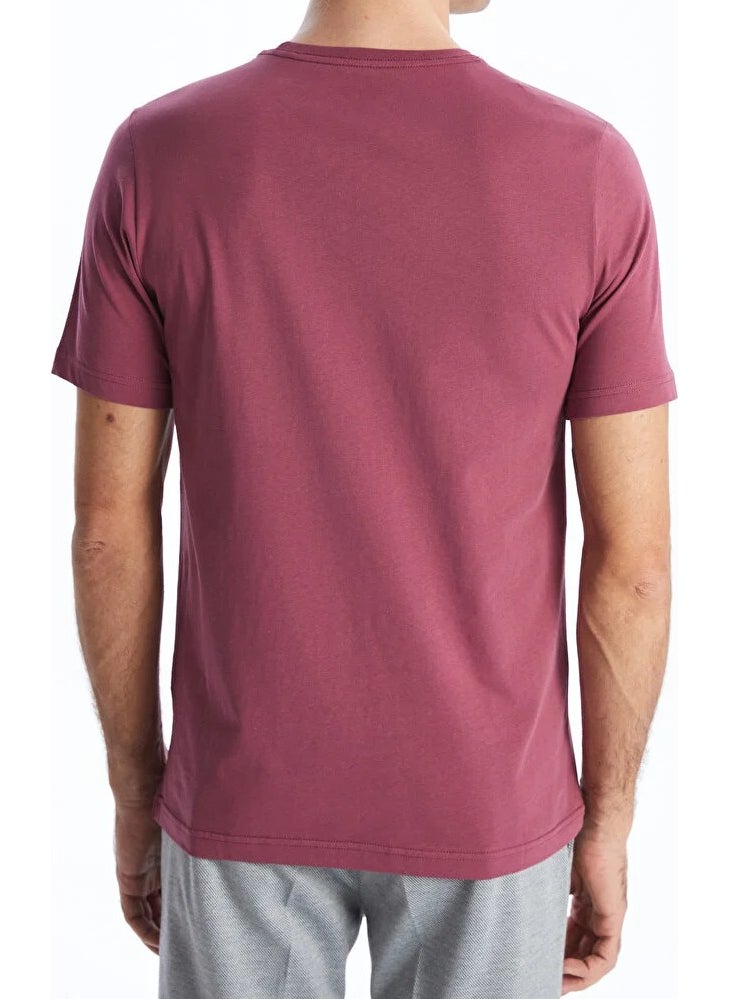 Men's Dusty Rose 100% Cotton Crew Neck Short Sleeve T-Shirt - pzsku/Z158A9A7B533531B16E7BZ/45/_/1725790045/b14be732-0e2c-4e41-aab8-8da694fb31b8