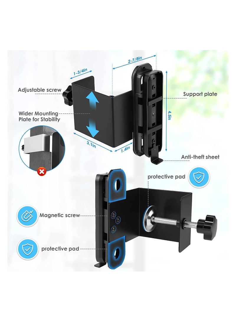 SYOSI Doorbell Mount for Blink Video Doorbell No Drill Anti-Theft Doorbell Holder Adjustable Angle Fit Apartment Door Not Block Doorbell Sensor - Image 4
