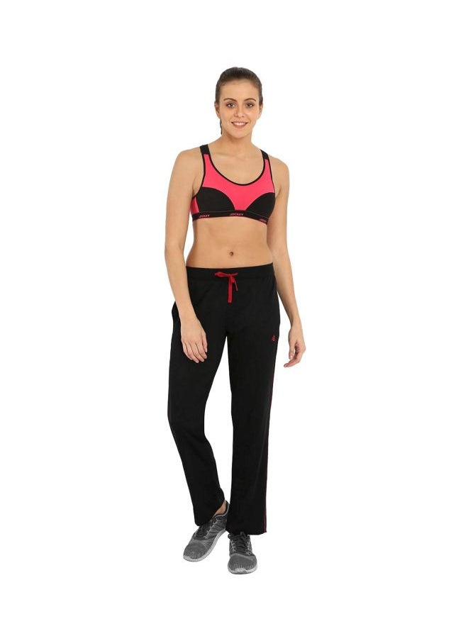 JOCKEY - Jockey 1378 Women Wire free Padded Super Combed Cotton Elastane Stretch Full Coverage Racer Back Active Bra with Stay Fresh and Moisture Move Treatment - Image 1