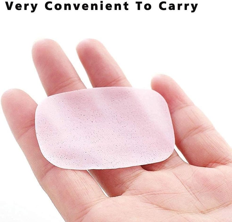 Judee Paper Soap Strips Box Mini Portable Travel Soap Paper Sheets Disposable Hand Washing Bath Scented Paper Soap for Outdoor, Camping Hiking (Pack Of 2) - Image 4