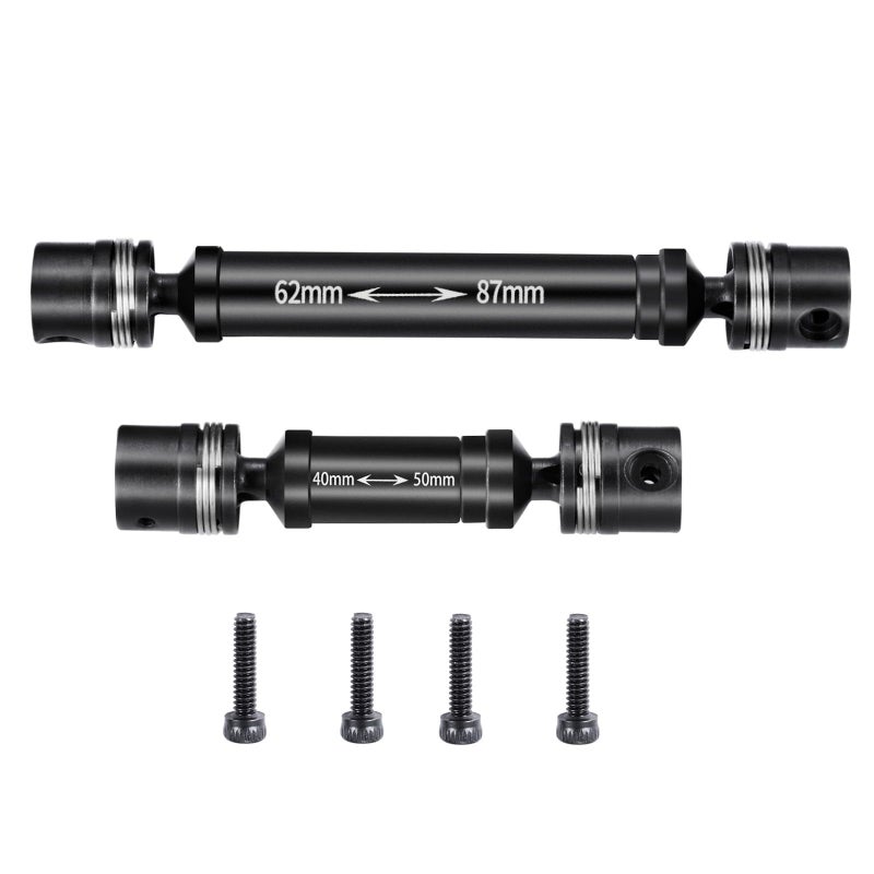 RCLIONS Steel RC Drive Shaft 6240mm Driveshaft Upgrade for 118th TRX4M K10 F150 - Image 3