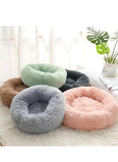HAPPY PUSS Pet soft bed , comfortable round bed , portable ,lightweight, easy to wash.  suitable for small, medium and large cats and dogs. Green color  - Image 2