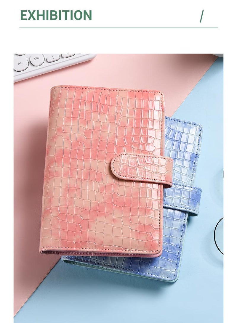 Generic Budget Binder with Zipper Envelopes, Cash Envelopes for Budgeting, PU Leather Budget Binder Planner with Clear Zipper Envelopes, Budget Sheets for Budgeting, Saving Money(Pink)  - Image 2