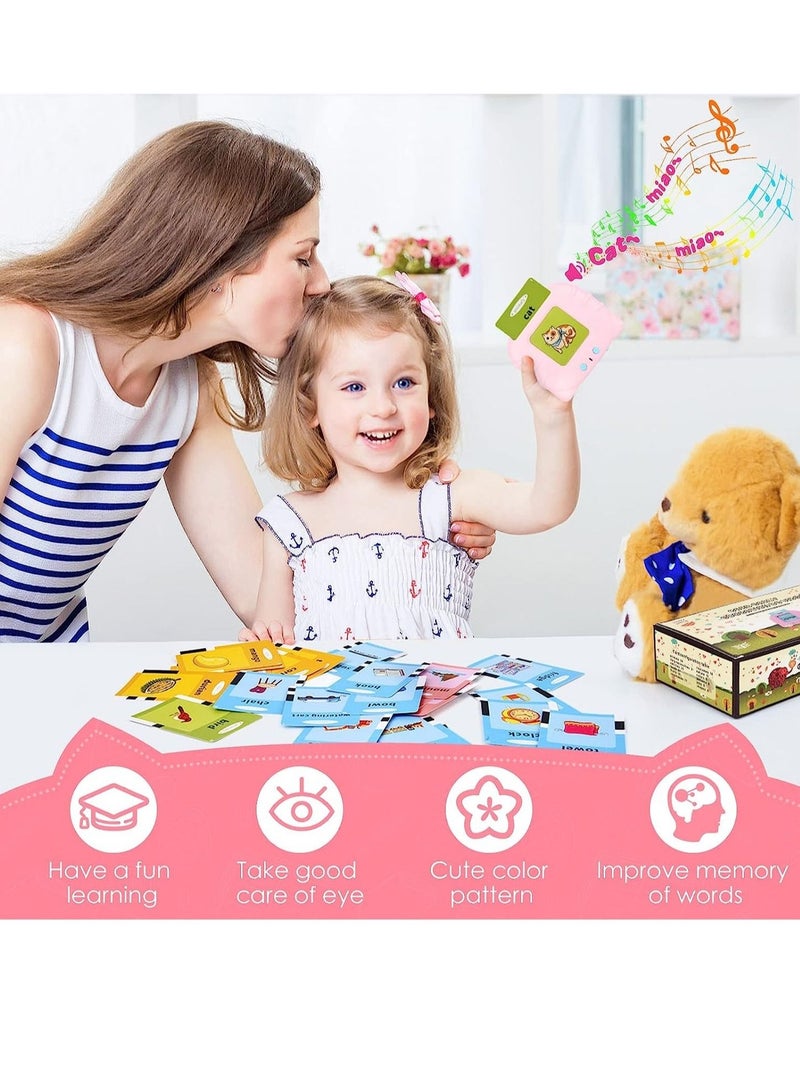 لعبة تعليمية مبكرة، 112 قطعة بطاقات فلاش تتحدث للتعليم في مرحلة ما قبل المدرسة، آلة قراءة إلكترونية مع بطاقات فلاش 224 كلمة للأطفال من 2 3 4 5 6 سنوات - Image 3