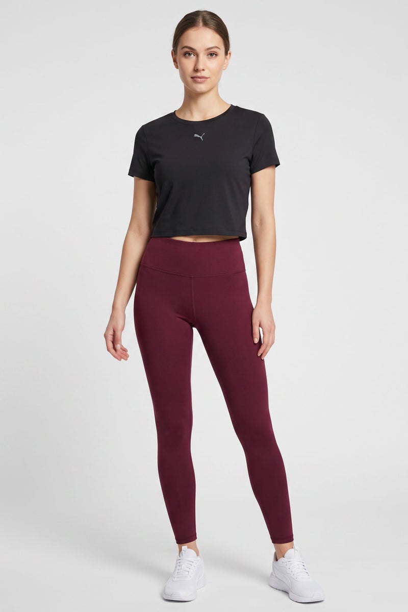 PUMA Women Sportswear Fit Short Sleeve Training Top, Black - Image 2