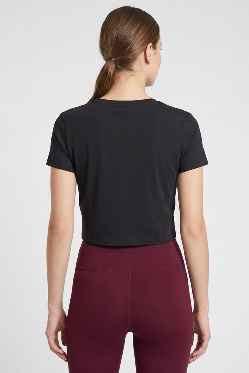 PUMA Women Sportswear Fit Short Sleeve Training Top, Black - Image 4