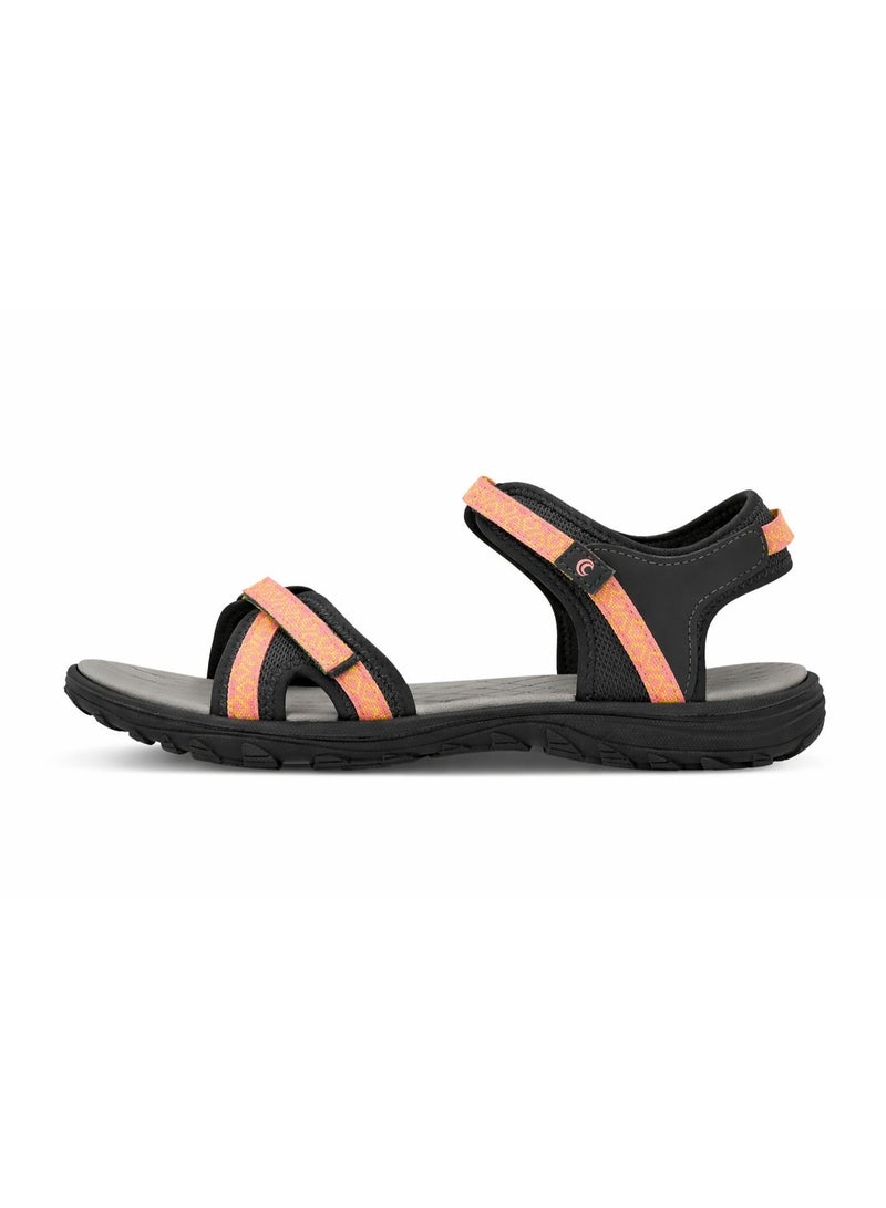 Outventure Women’s Kampala 2 W Outdoor Sandals, Lightweight EVA Cushioning, Hook and Loop Closure, Grey Pink - Image 2