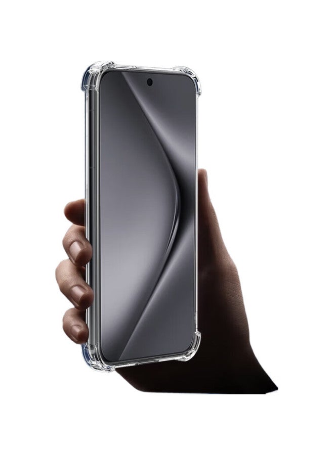 Freeson Transparent Phone Case For Huawei P40 Pro/p40 Pro+, Slim Lightweight Full Body Protection Cover With Lens Protection, Anti-drop Soft Shell With Four Corner Airbag Shockproof Design And Lanyard - Image 2