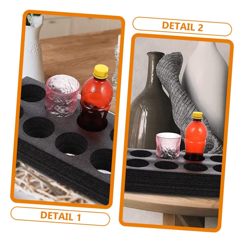2 Pack Foam Drink Carrier Tray for Coffee Takeout Lightweight Beverage Cup Holder - Image 5