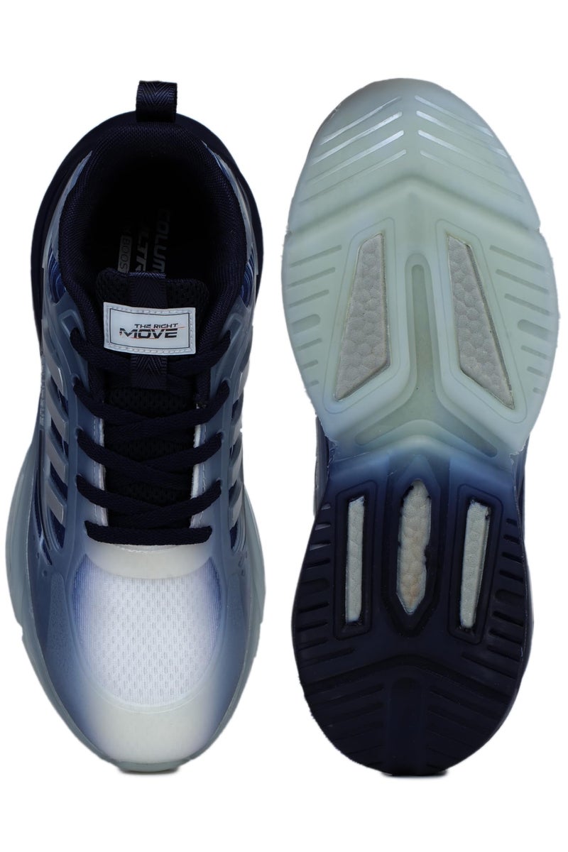 Columbus GREENWAVE Sports Shoe - Running Shoe| Walking Shoe| Training & Gym Shoe| Outdoors Shoe for Men's, (White, Navy), UK8 - Image 5