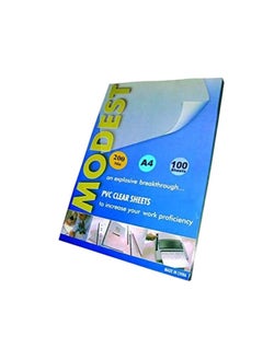 MODEST PVC Clear Sheets (A4 200MIC)