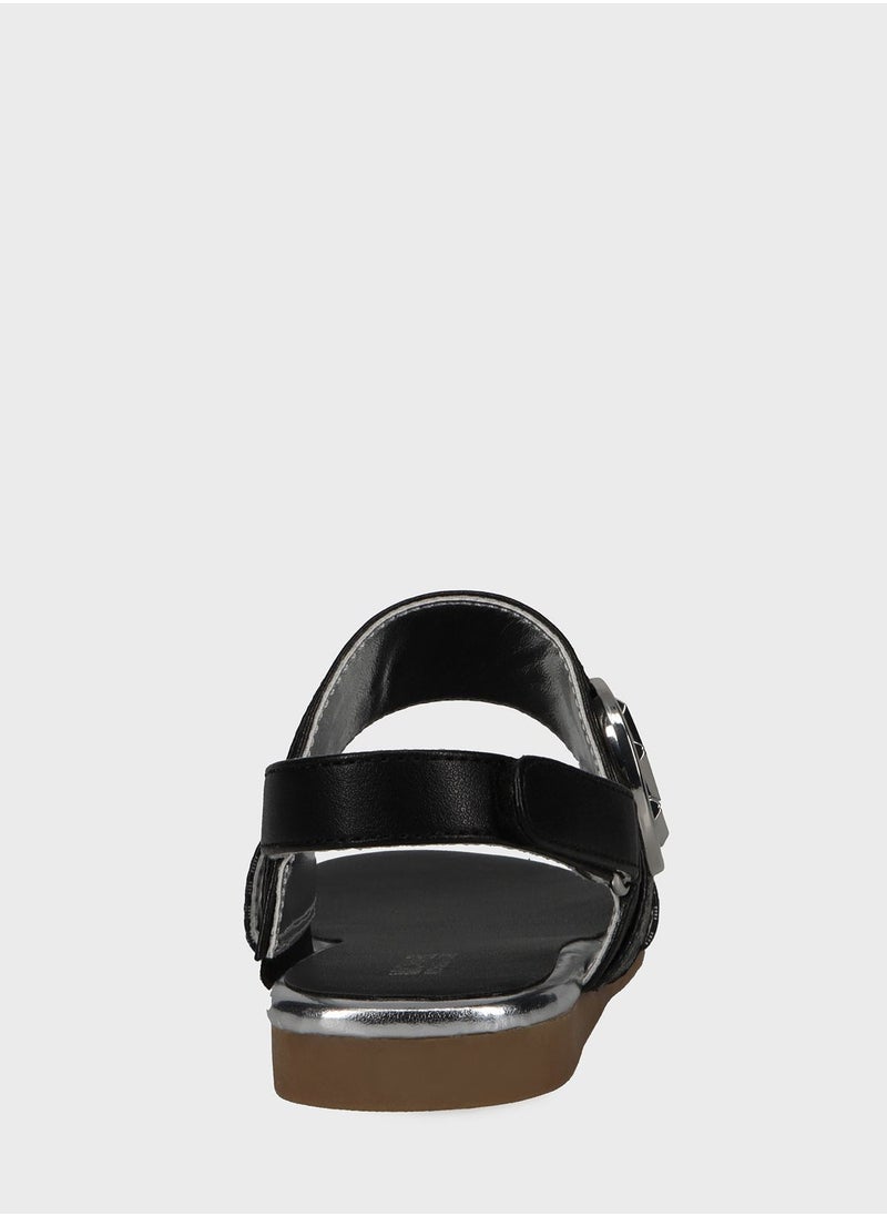 Michael Kors - Youth Sydney Kenzie 2 Sandals - Image 1