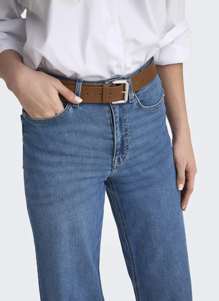 Only  Casual High Waisted Wide Leg Jeans for Women | Best Price UAE