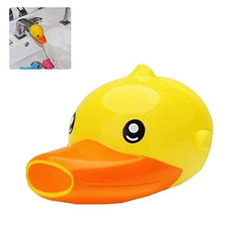 Inchant Kids Faucet Handle Extender Sink Extender For Toddler  Baby  Children Safe And Fun Hand-Washing Solution Cartoon Faucet Extender - Make Your Kids Love Hand Washing - Bathroom Accessory (Duck Style) - Image 1