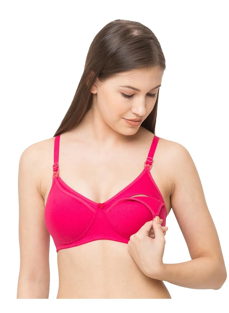 TUMMY TUMMY Women's Cottom Maternity & Nursing Bra - Pack of 2