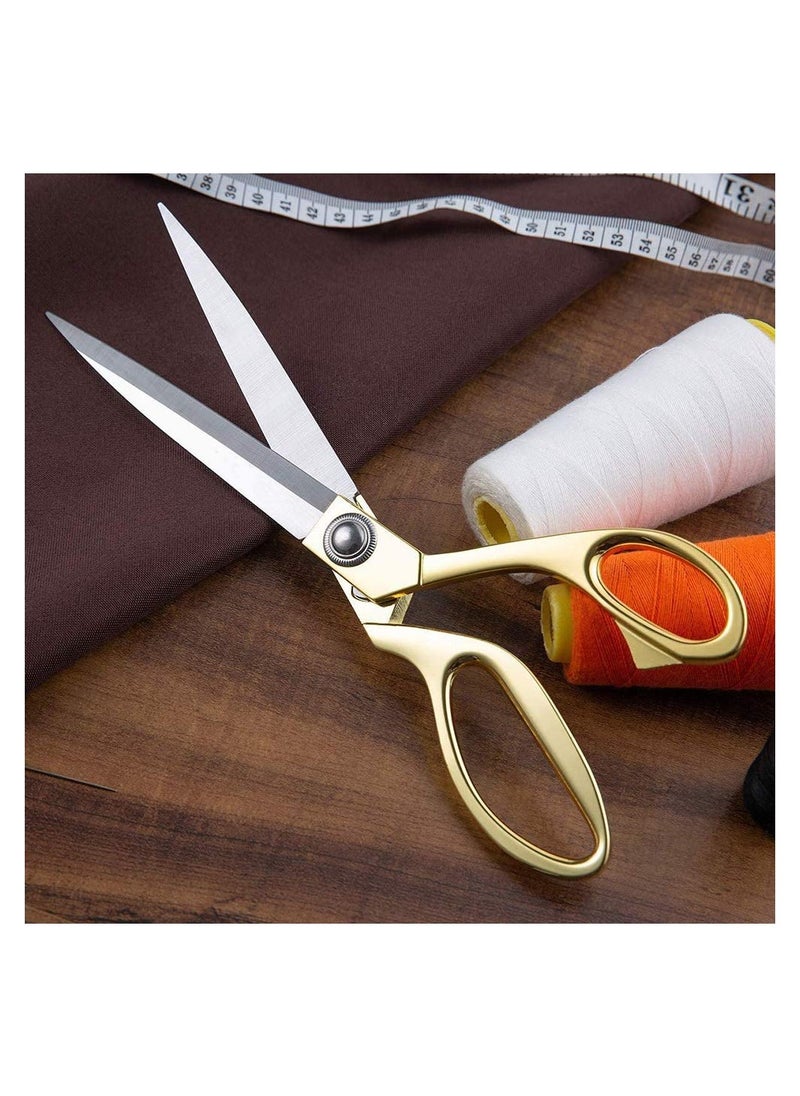 SYOSI 2Pcs Set Of Gold Stainless Steel Sharp Tailor Scissors, Clothing Scissors Barbecue Cut Adjustable Kitchen Scissor Fabric Shears Heavy Duty for Tailoring Sewing, Craft, Household - pzsku/Z158BB1DBB74A2A9DFA00Z/45/_/1721554943/a6d22dd4-ff75-4907-a27f-57145400f674