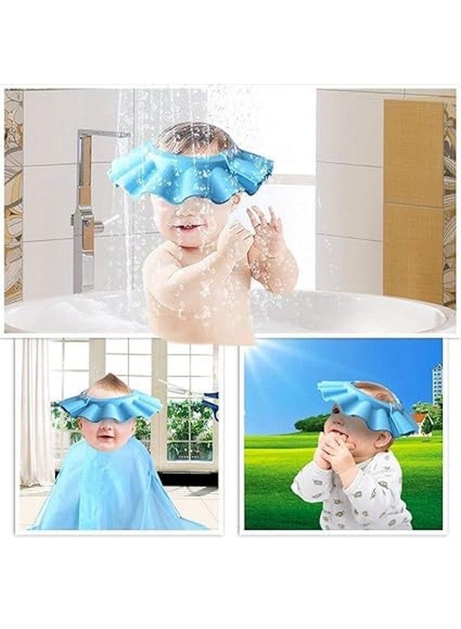 VIHANCO Baby Shower Cap Soft Adjustable Baby Bath Head Cap Visor for Washing Hair Shower Bathing Protection Bath Cap - Image 5