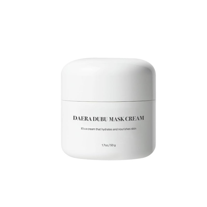 DAERA Korean DUBU Cream Glass Skin Care Deep Hydrating Repairing Nourishing for Dry and Sensitive Skin Panthenol Niacinamide Adenosin Korean Moisturizer