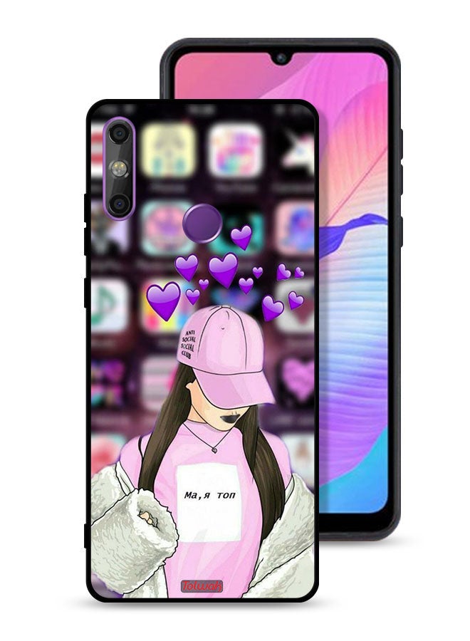 Tolwak Huawei Enjoy 20e Protective Case Cover Anti Social Club  - Image 1