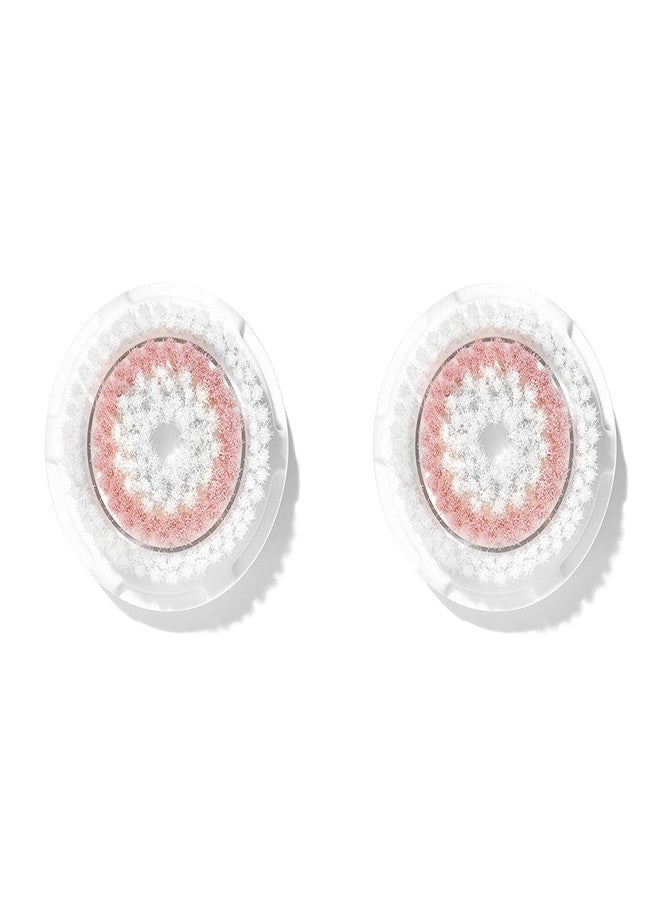Microtree Brush Head Replacement Compatible with Clarisonic Mia 1, Mia 2, Mia Fit, 2 Pack, Radiance Facial Cleansing Brush Replacement Head - Image 1