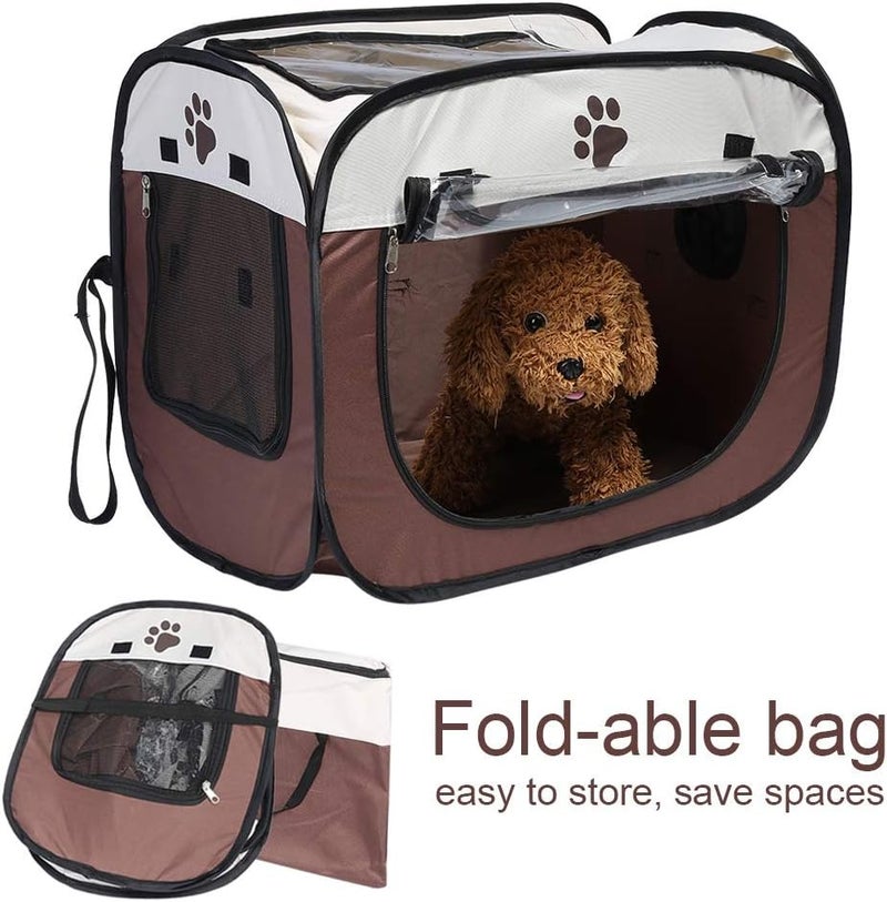 klarako Pet Drying Box,Portable Pet Dryer Cage Folding Puppy Hair Drying Box Hands-Free Doggy Grooming Hair Clearing Travel Bags For Cats Dogs Rabbit Pet Dry Room Portable Hands-Free Drying System After Bath - Image 3