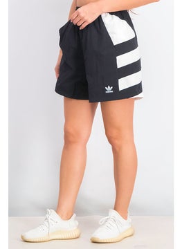 Women Sportswear Fit Large Logo Short, Black and White - pzsku/Z158C12A4112B40FA779CZ/45/_/1740492334/55795b58-2922-4bb4-9b5b-9849e9fc213b