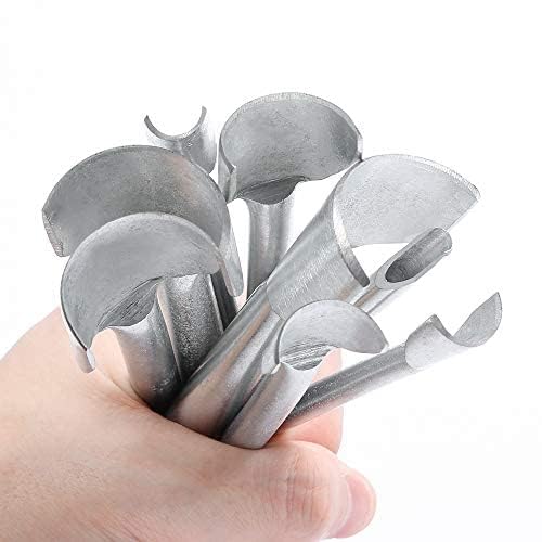 Caydo 8 Pieces Leather Tools Craft Half-Round Cutter Punch for Crafting Strap Belt, Wallet and Bag, 5-40 mm - Image 4