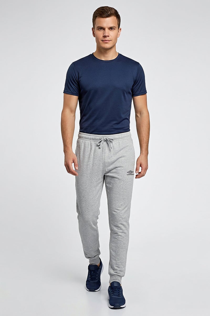 umbro Men Slim Fit Outdoor Sweatpants, Light Grey - Image 2