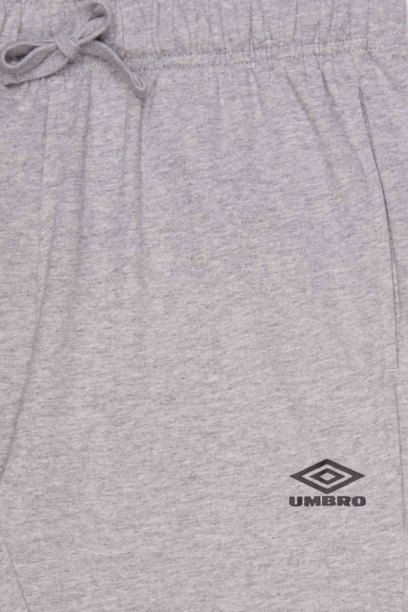 umbro Men Slim Fit Outdoor Sweatpants, Light Grey - Image 5