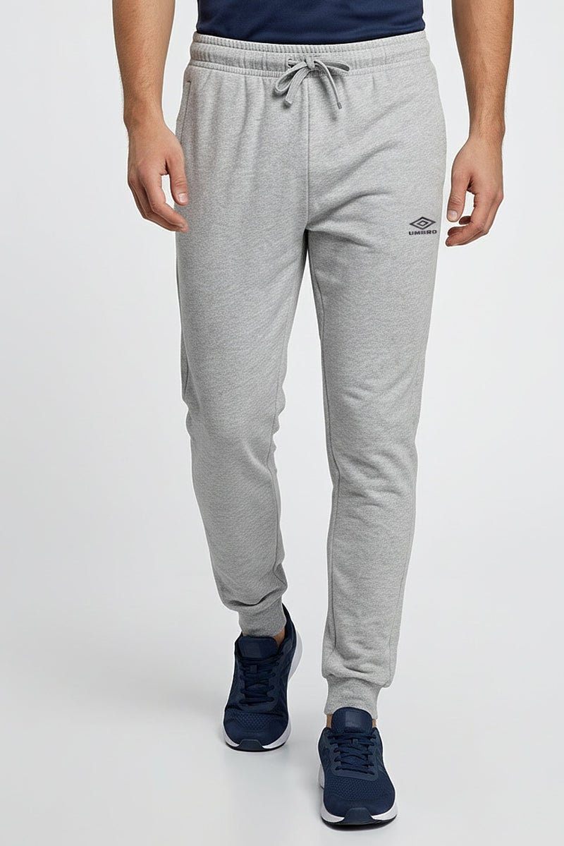umbro Men Slim Fit Outdoor Sweatpants, Light Grey - Image 1