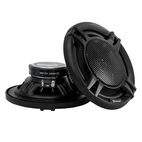 H YANKA ECS-65M 6.5" Car Door Speakers, 350W Peak Power, 2-Way Coaxial Full-Range Stereo, Clear Sound, Low Distortion, with Install Kit, Ideal for Cars, Trucks, Jeeps (1 Pair) - Image 1