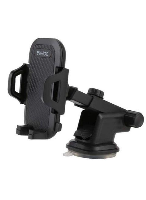 Yesido 360 Degree Rotation Free Stretch Automatic Clip Mobile Phone Car Holder, C23