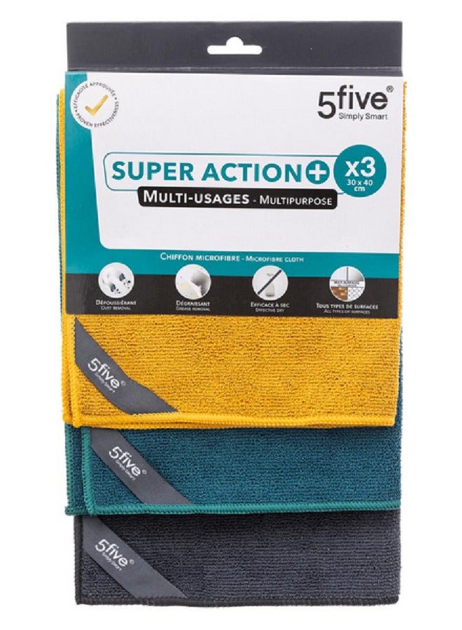 Five Simply Smart multipurpose chiffon microfiber cloth set - Image 1