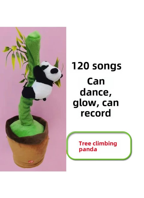 Re-reading Duck 0-1 Years Old 3 Babies Learn To Talk, Sing And Dance To Appease Babies To Coax Dolls Plush Toys-Color:*~*[upgraded Rechargeable Model] Tree Climbing Panda (comes With Charging Cable + Magic Dance + Learning To Speak + 120 Songs + Recording + Lights) *~*