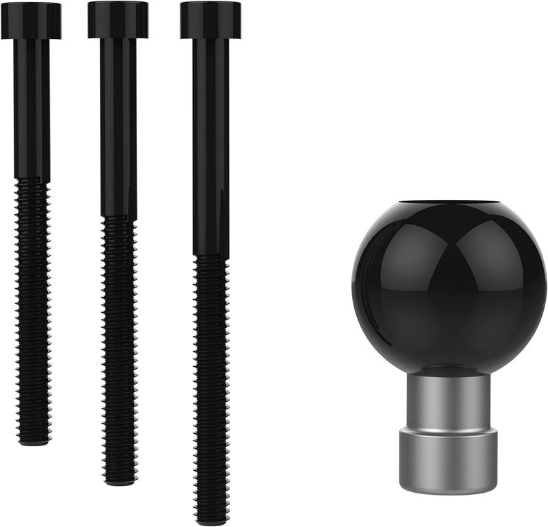 RAM Mounts Motorcycle Base 1" Ball with M8 Screw Hole for Handlebar - Image 1