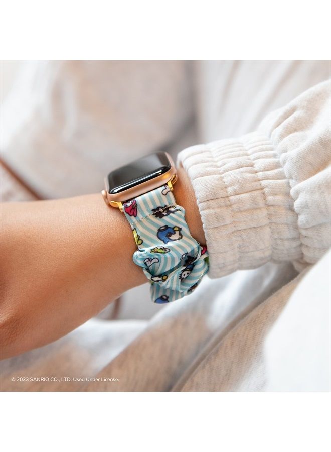 Sonix x Sanrio Scrunchie Watch Band Compatible with ﻿Apple Watch 41mm/40mm/38 mm - Hello Kitty and Friends - Image 3