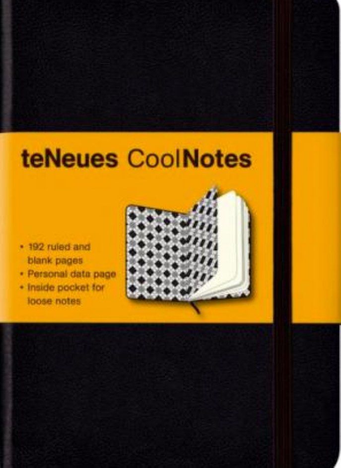 Cool notes Black/argyle Black 9 X 13 cm 