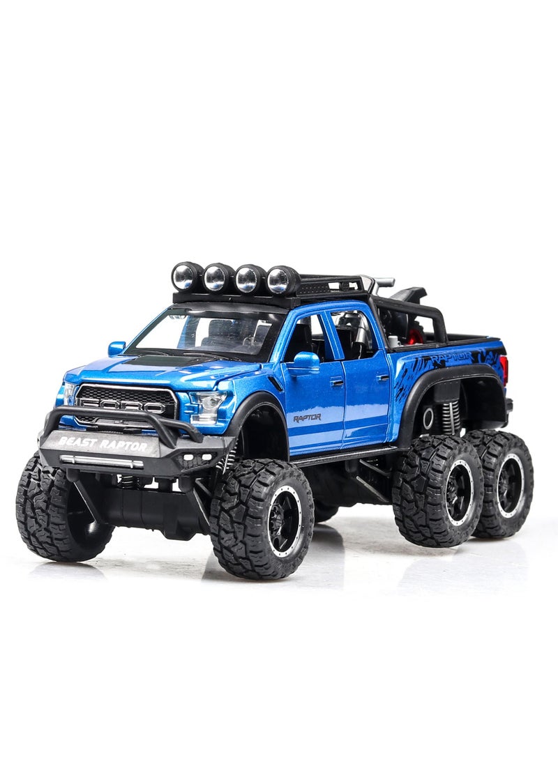 general 1: 28 Raptor F150 Children's Toy Alloy Off-Road Vehicle Model Ornament Best Gift - Image 1