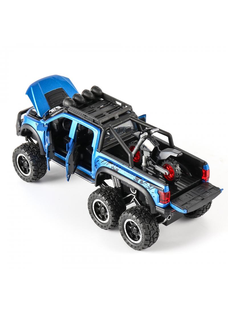 general 1: 28 Raptor F150 Children's Toy Alloy Off-Road Vehicle Model Ornament Best Gift - Image 3