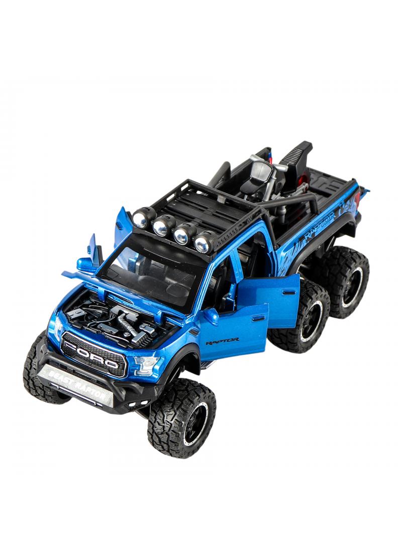 general 1: 28 Raptor F150 Children's Toy Alloy Off-Road Vehicle Model Ornament Best Gift - Image 2